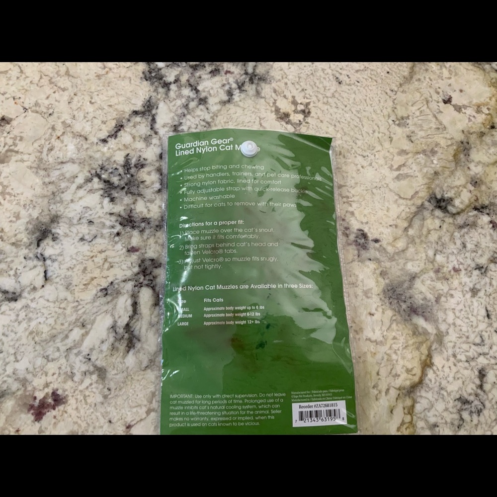 Cat muzzle new - Picture 2 of 3